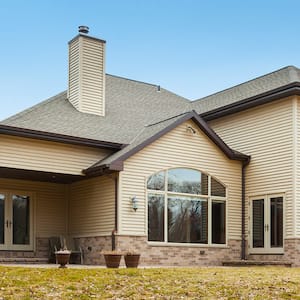 House with vinyl siding